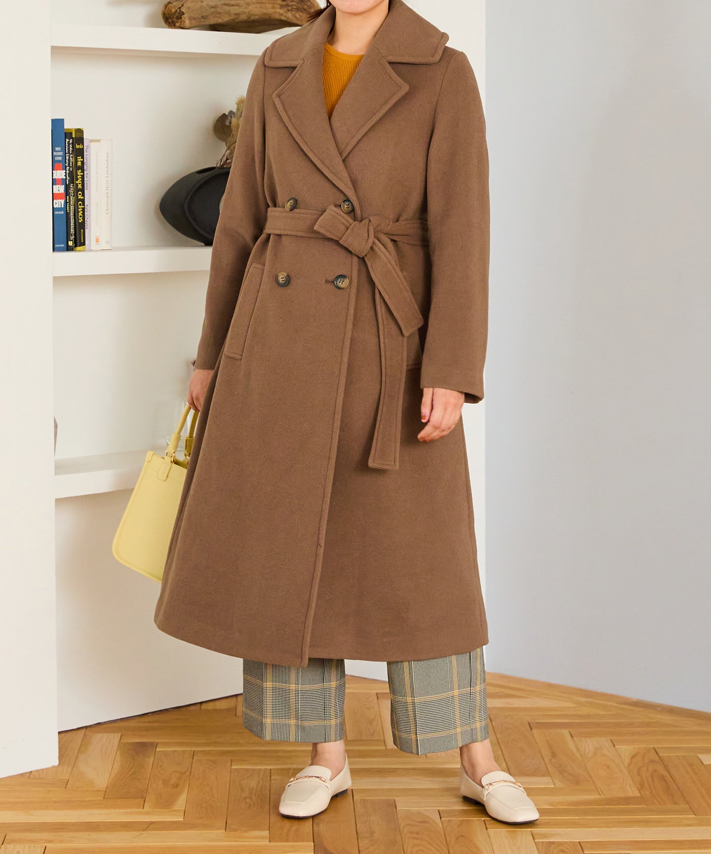 ダブルボタンコート/MO33C03