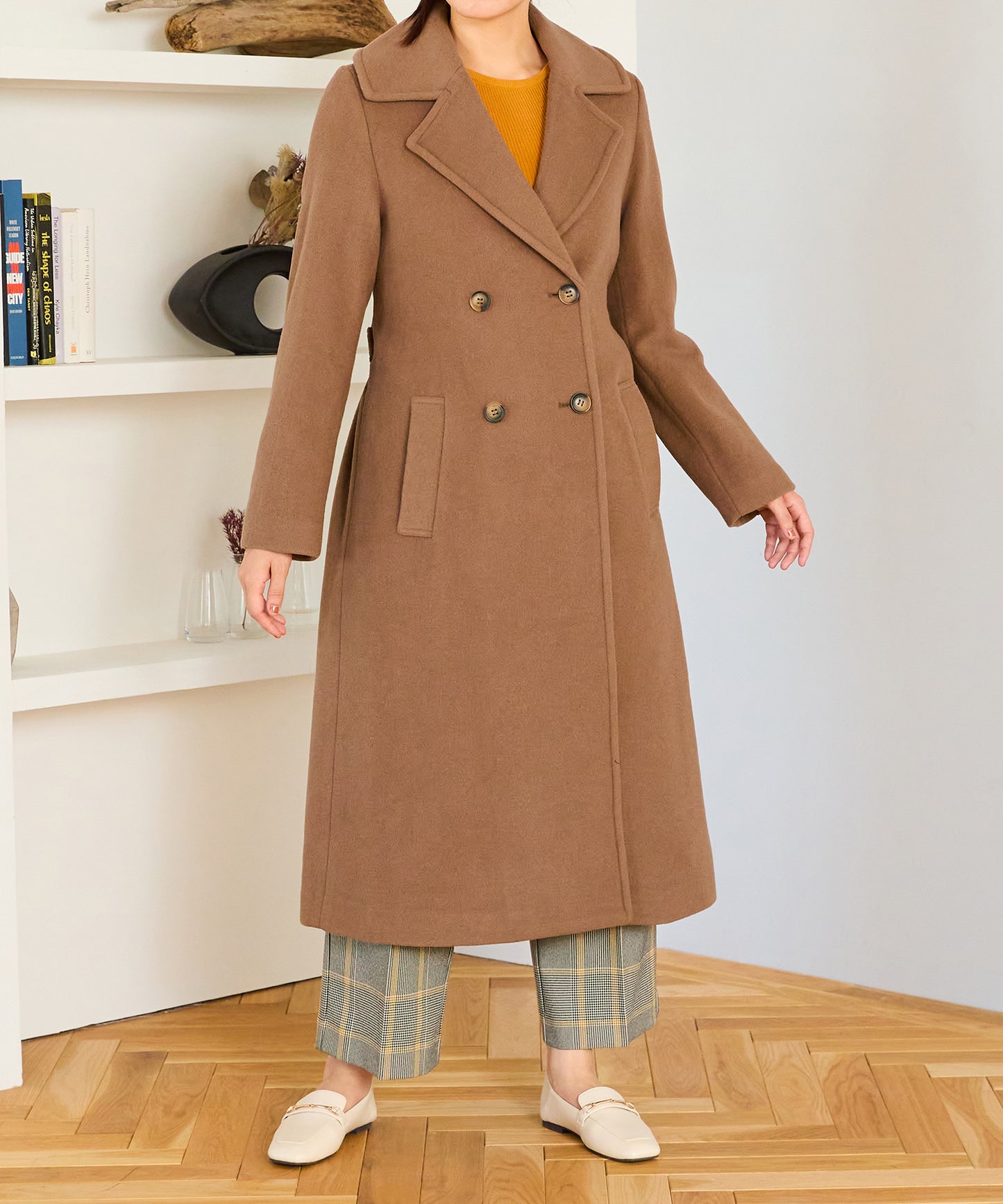 ダブルボタンコート/MO33C03