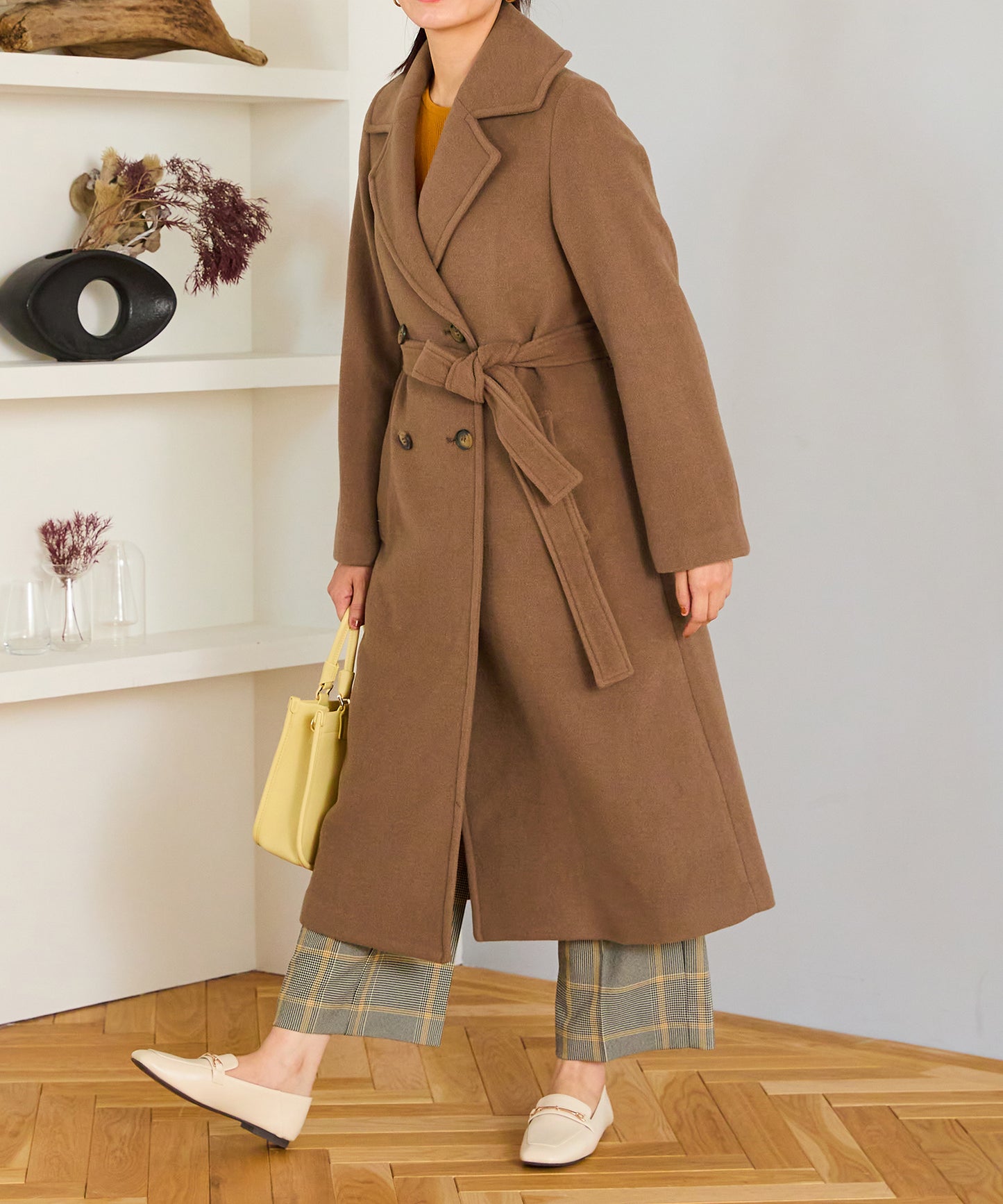 ダブルボタンコート/MO33C03