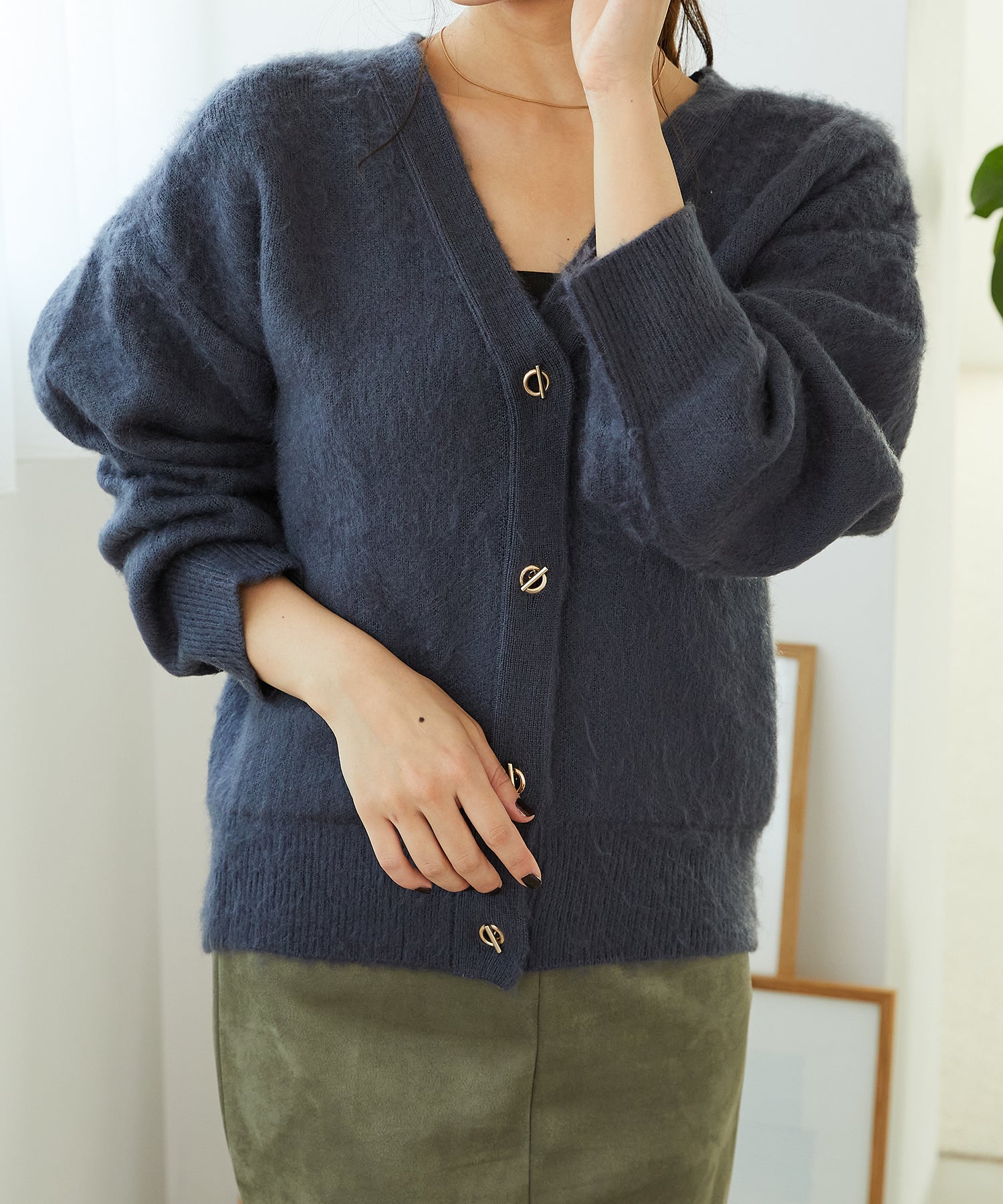 シャギーニットカーディガン/MO33N02 – ORIENTALTRAFFIC