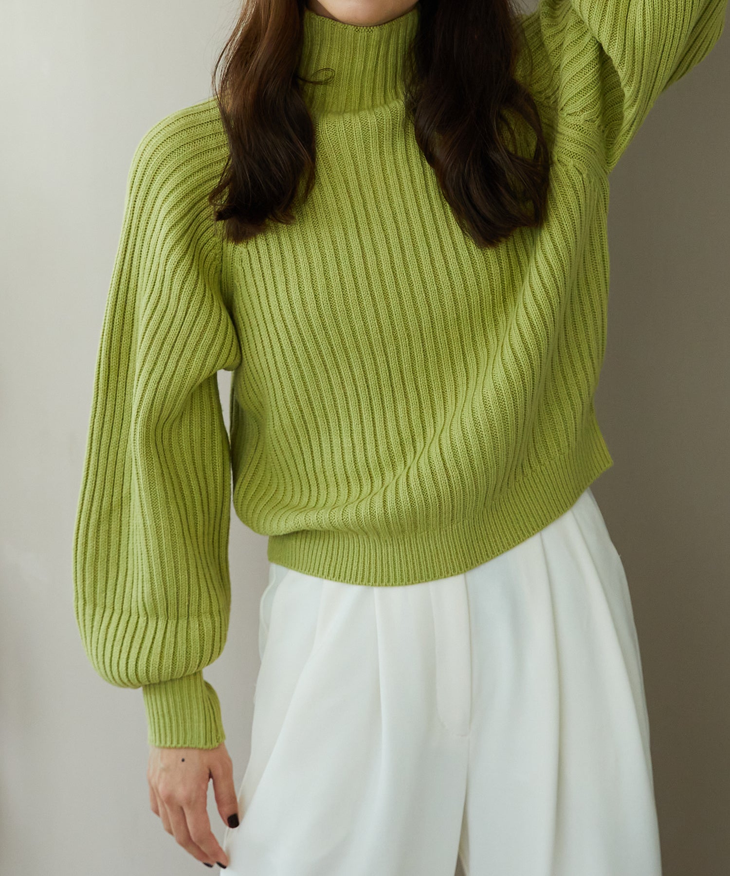 ハイネックボリュームスリーブニット/MO33N04 – ORIENTALTRAFFIC