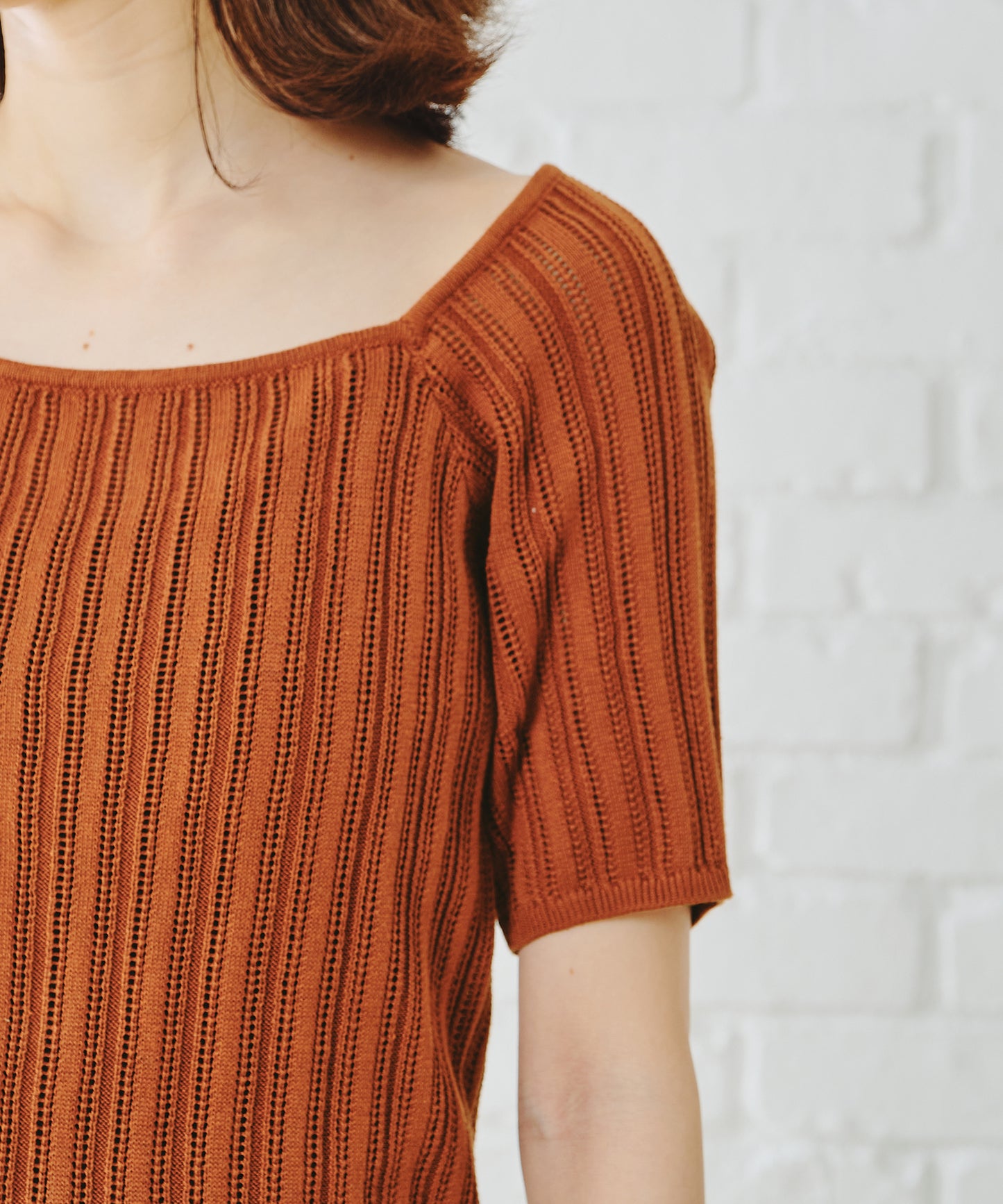 アイレット柄ニットトップス/AC1102