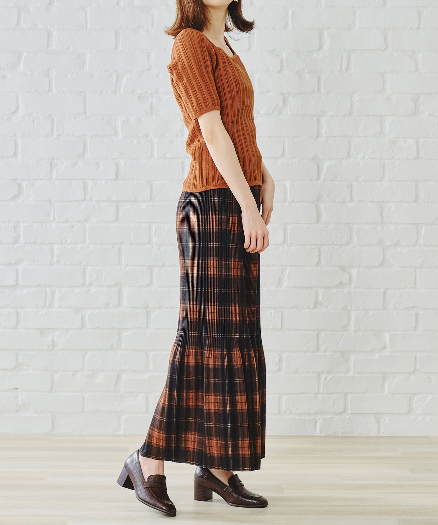 アイレット柄ニットトップス/AC1102