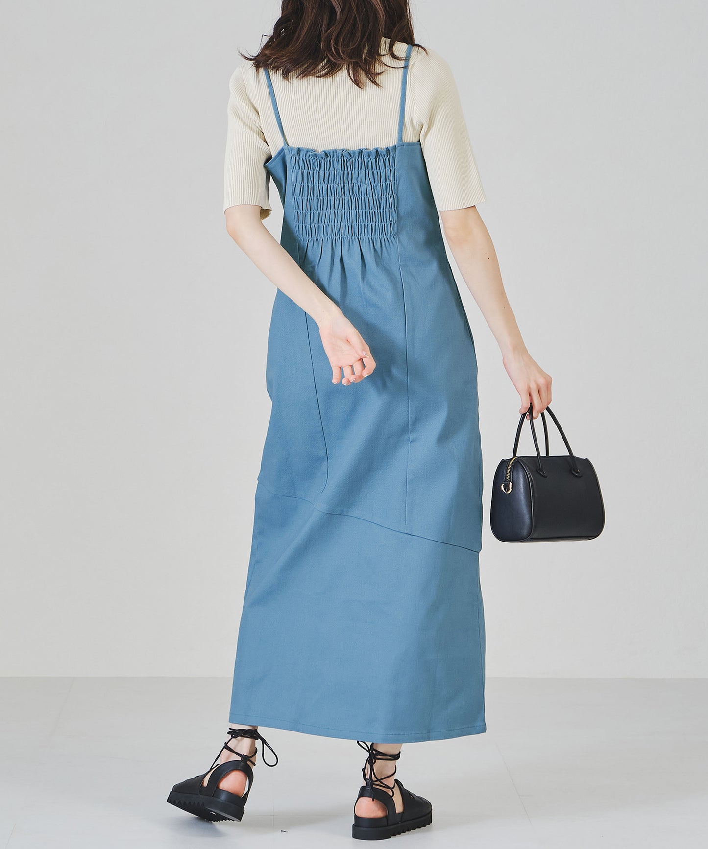 アシメスリットワンピース/AC1333