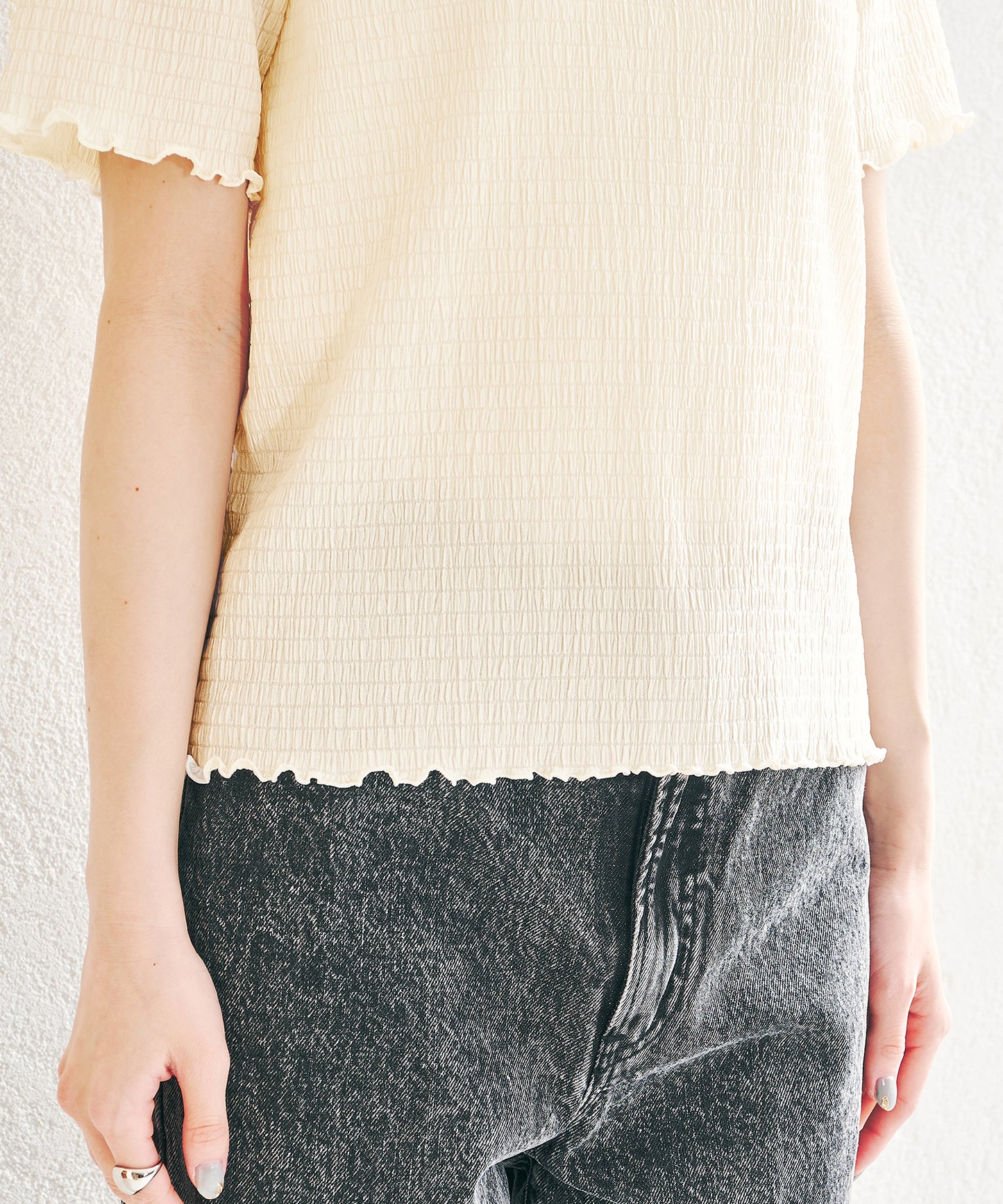 2WAY半袖メロートップス/AC1398