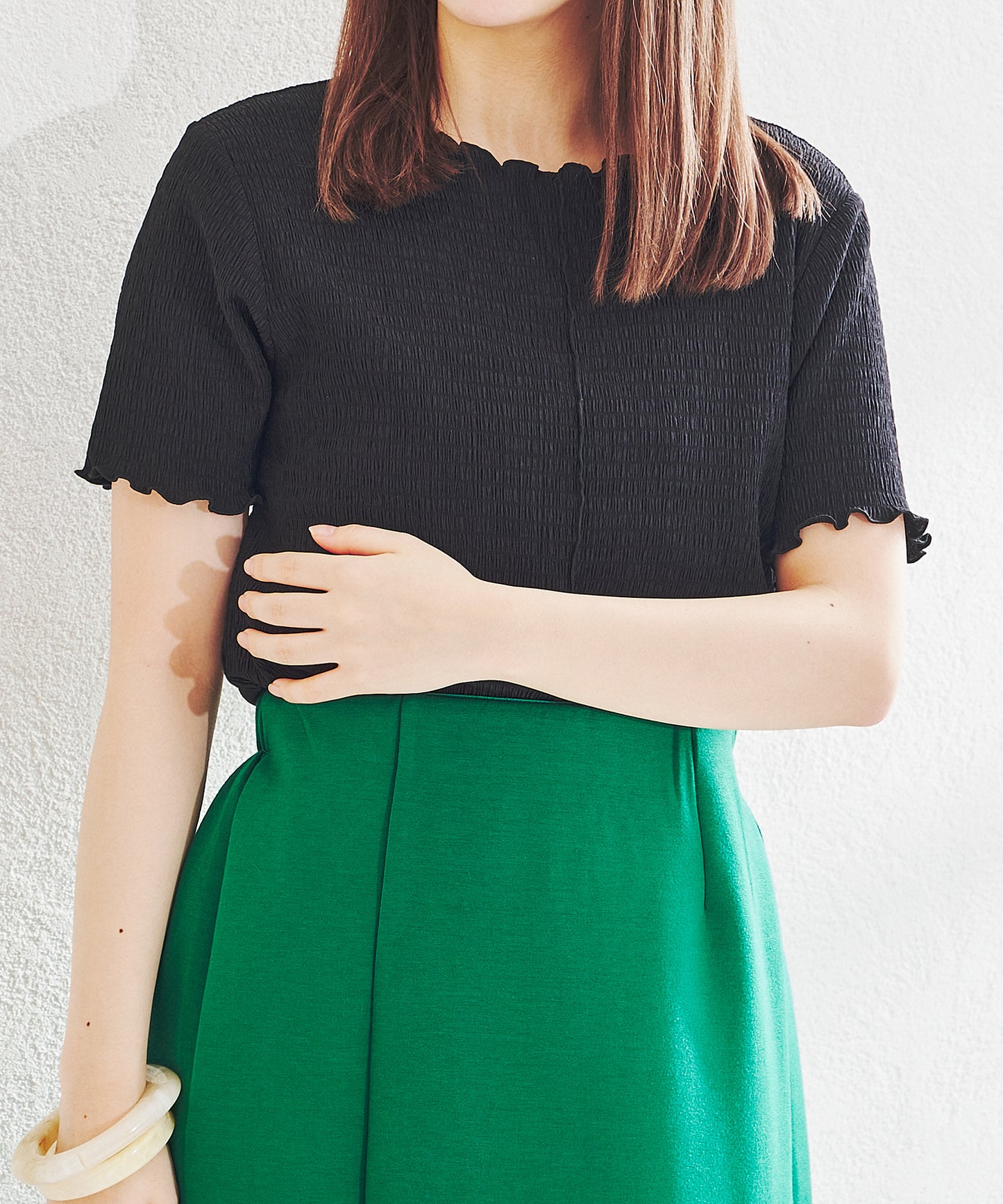 2WAY半袖メロートップス/AC1398