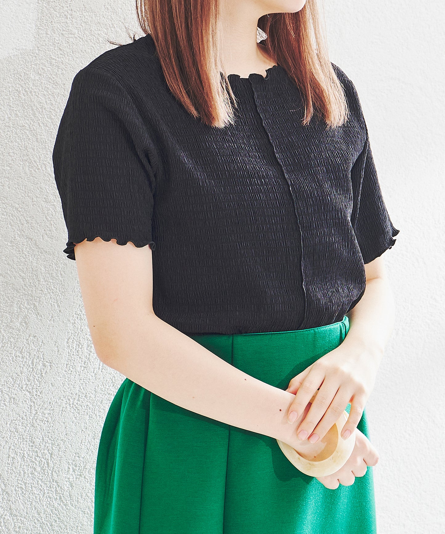 2WAY半袖メロートップス/AC1398