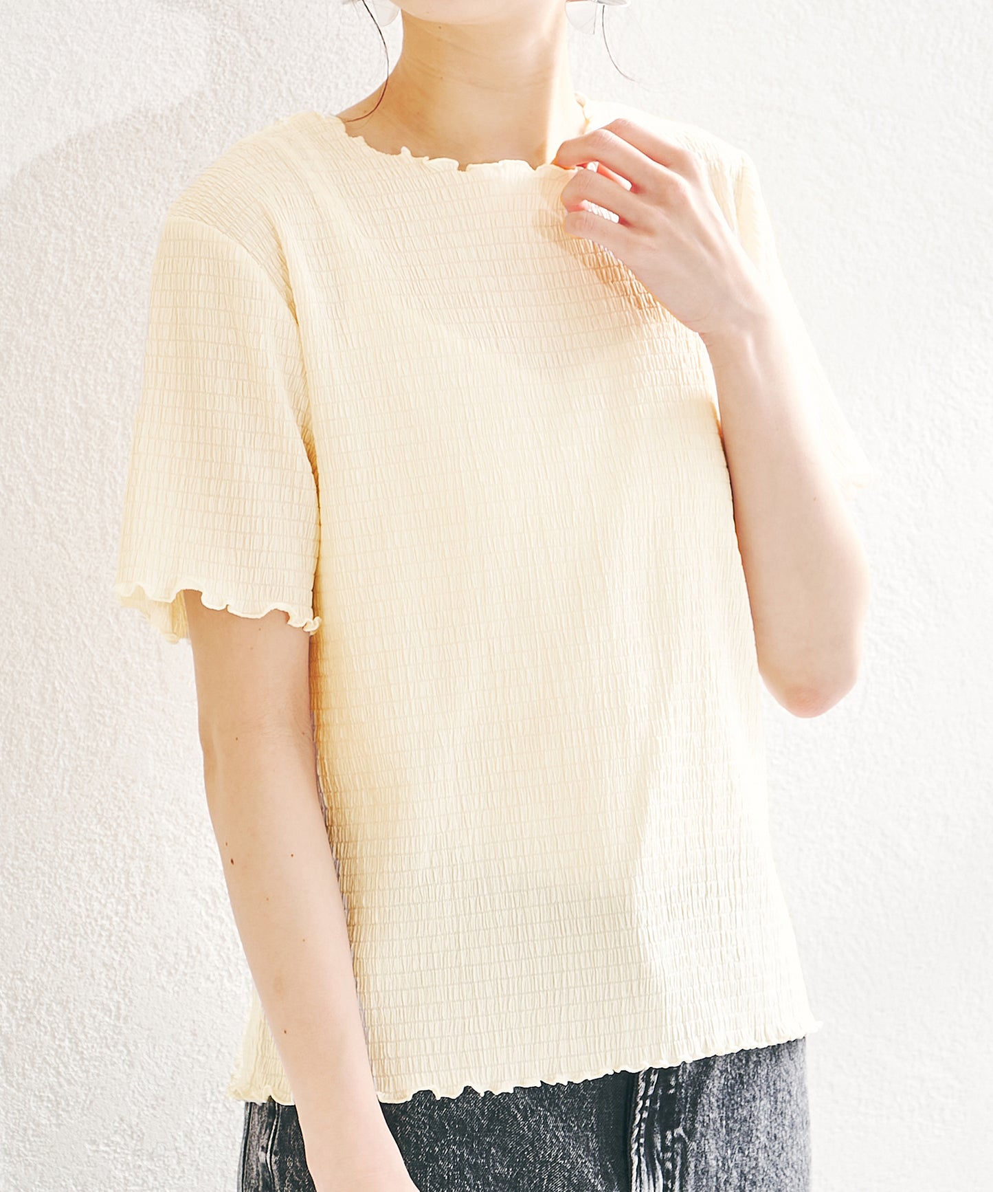 2WAY半袖メロートップス/AC1398