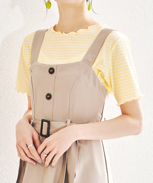 2WAY半袖メロートップス/AC1398