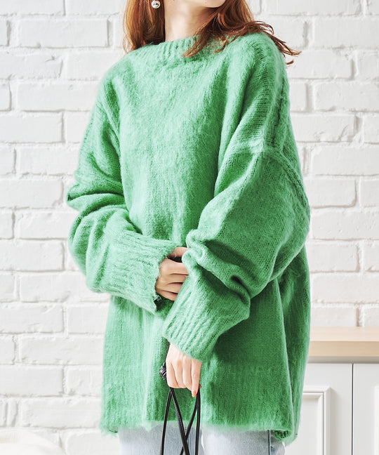 Vネックシャギー2WAYカーディガン/AC1461