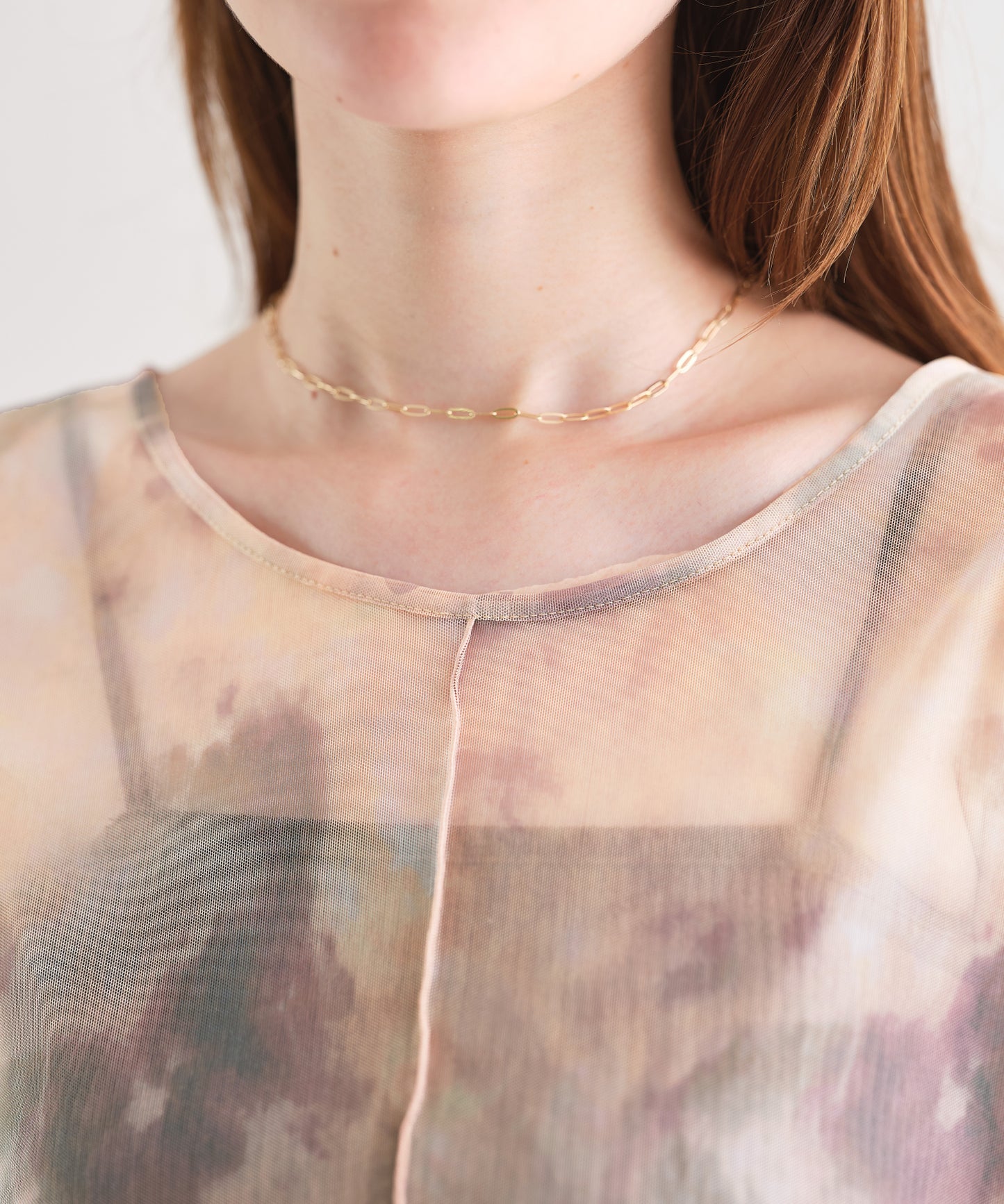 2WAYシースルーフレンチタイダイシアーワンピース/AC3417