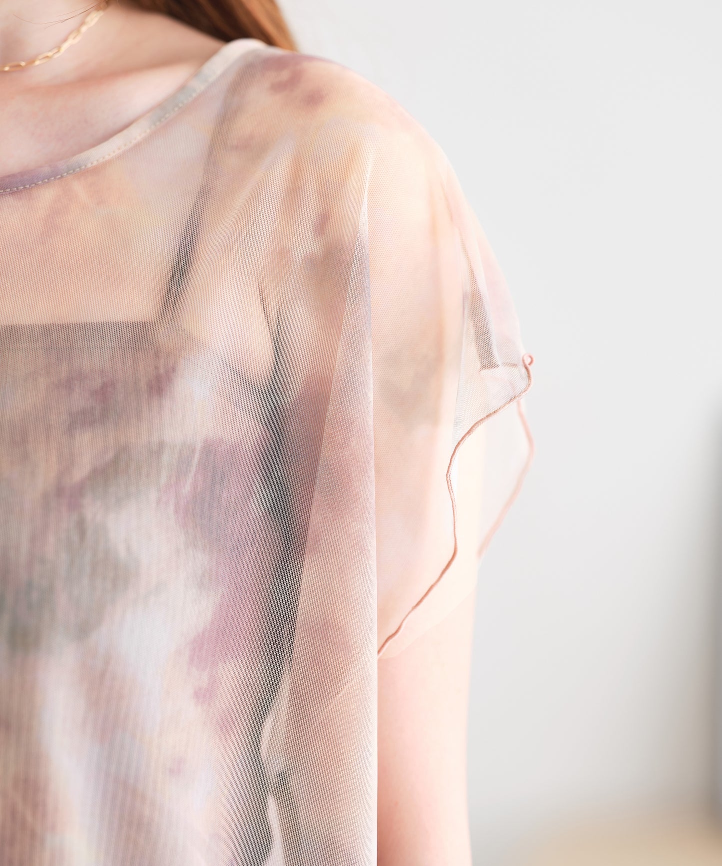 2WAYシースルーフレンチタイダイシアーワンピース/AC3417