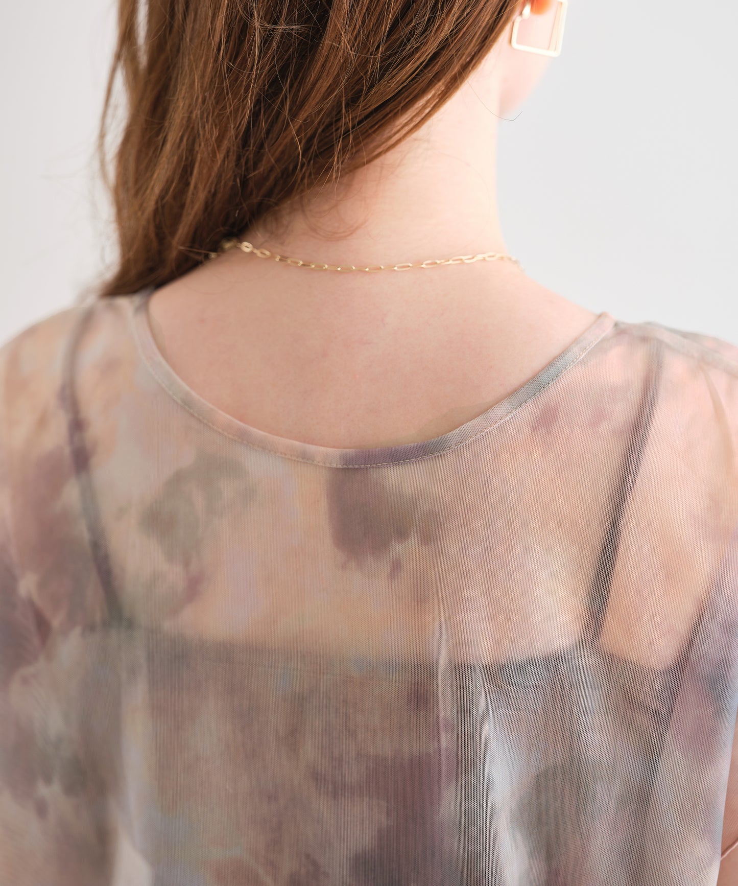 2WAYシースルーフレンチタイダイシアーワンピース/AC3417