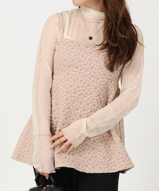 ジャガードキャミチュニック