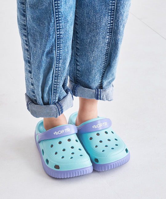 【KIDS/WEB限定】バイカラークロッグサンダル/K-453