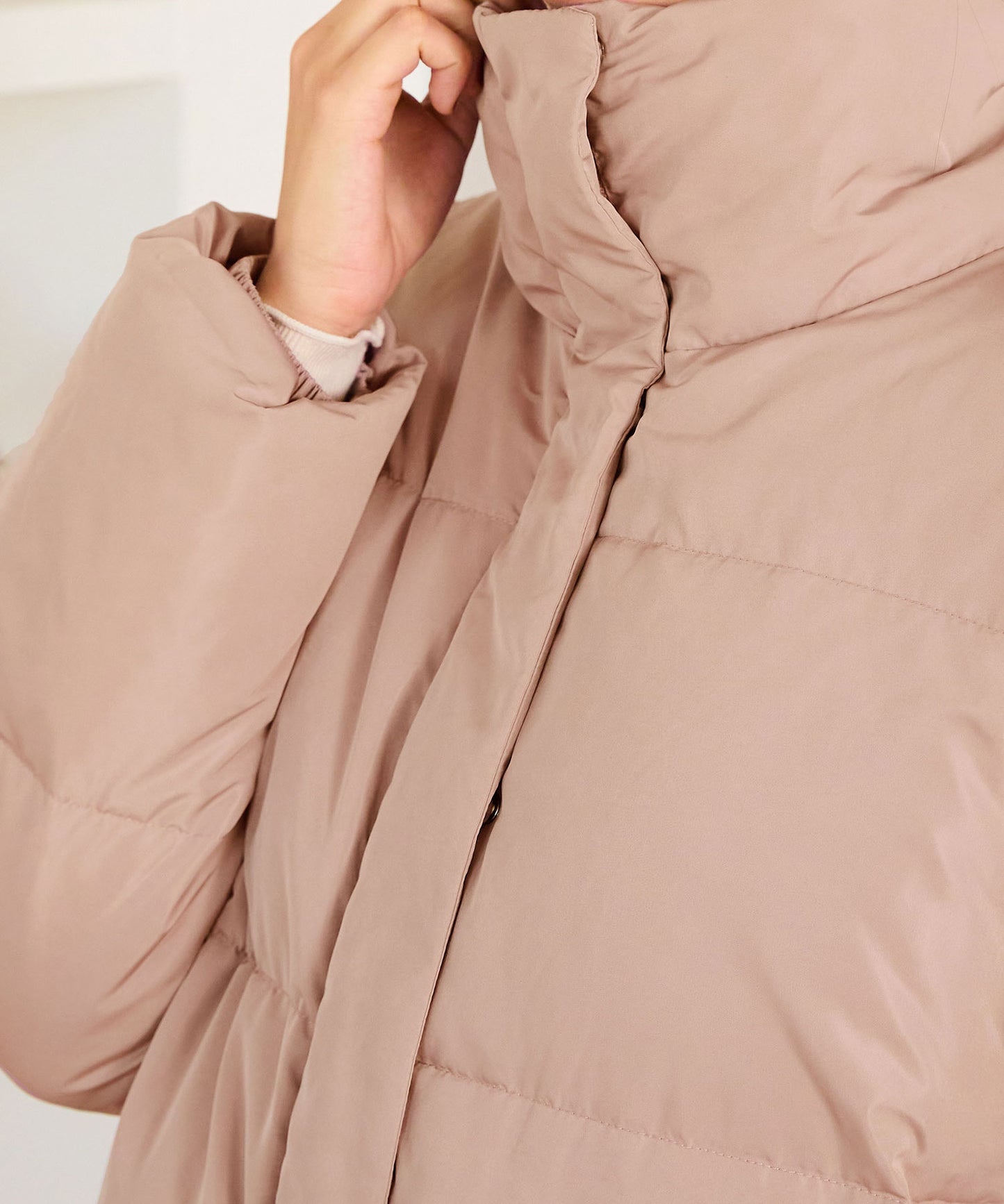 スタンドネックボリュームダウンジャケット/MO43D01