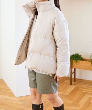 スタンドネックボリュームダウンジャケット/MO43D01