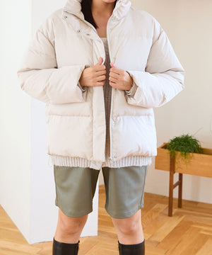 スタンドネックボリュームダウンジャケット/MO43D01