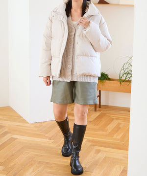 スタンドネックボリュームダウンジャケット/MO43D01