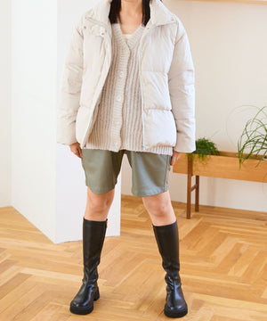 スタンドネックボリュームダウンジャケット/MO43D01