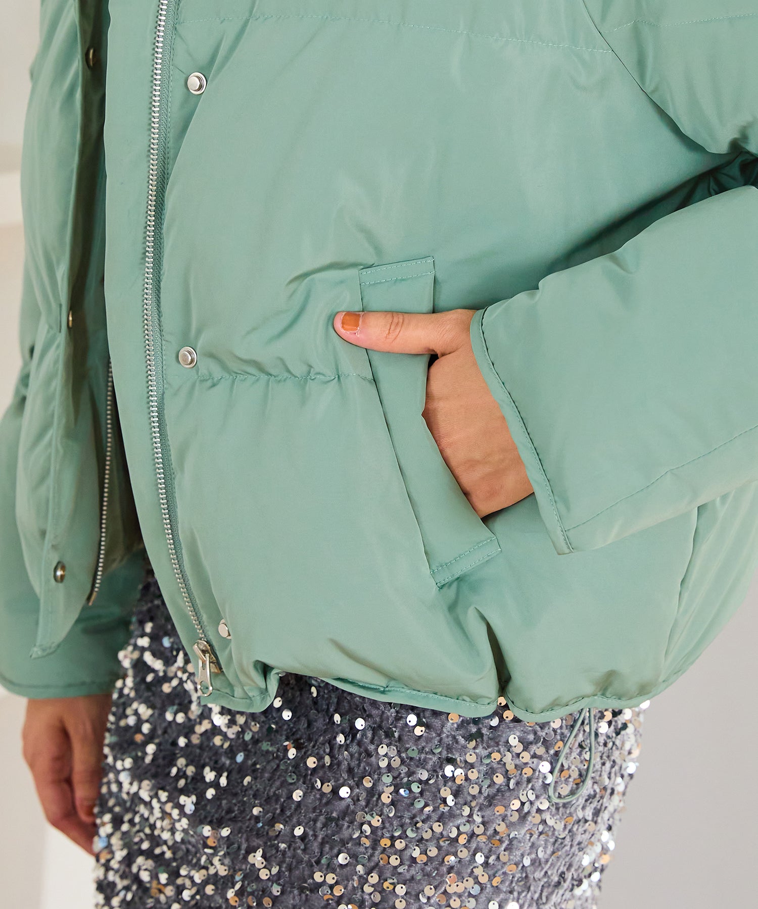 スタンドネックショートダウンジャケット/MO43D02 – ORIENTALTRAFFIC