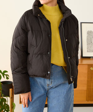 スタンドネックショートダウンジャケット/MO43D02