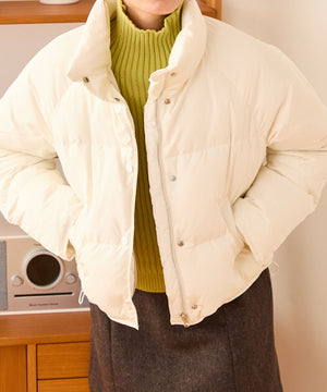 スタンドネックショートダウンジャケット/MO43D02