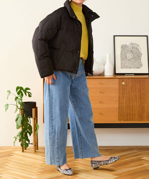 スタンドネックショートダウンジャケット/MO43D02