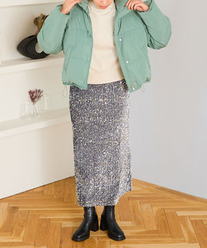 スタンドネックショートダウンジャケット/MO43D02