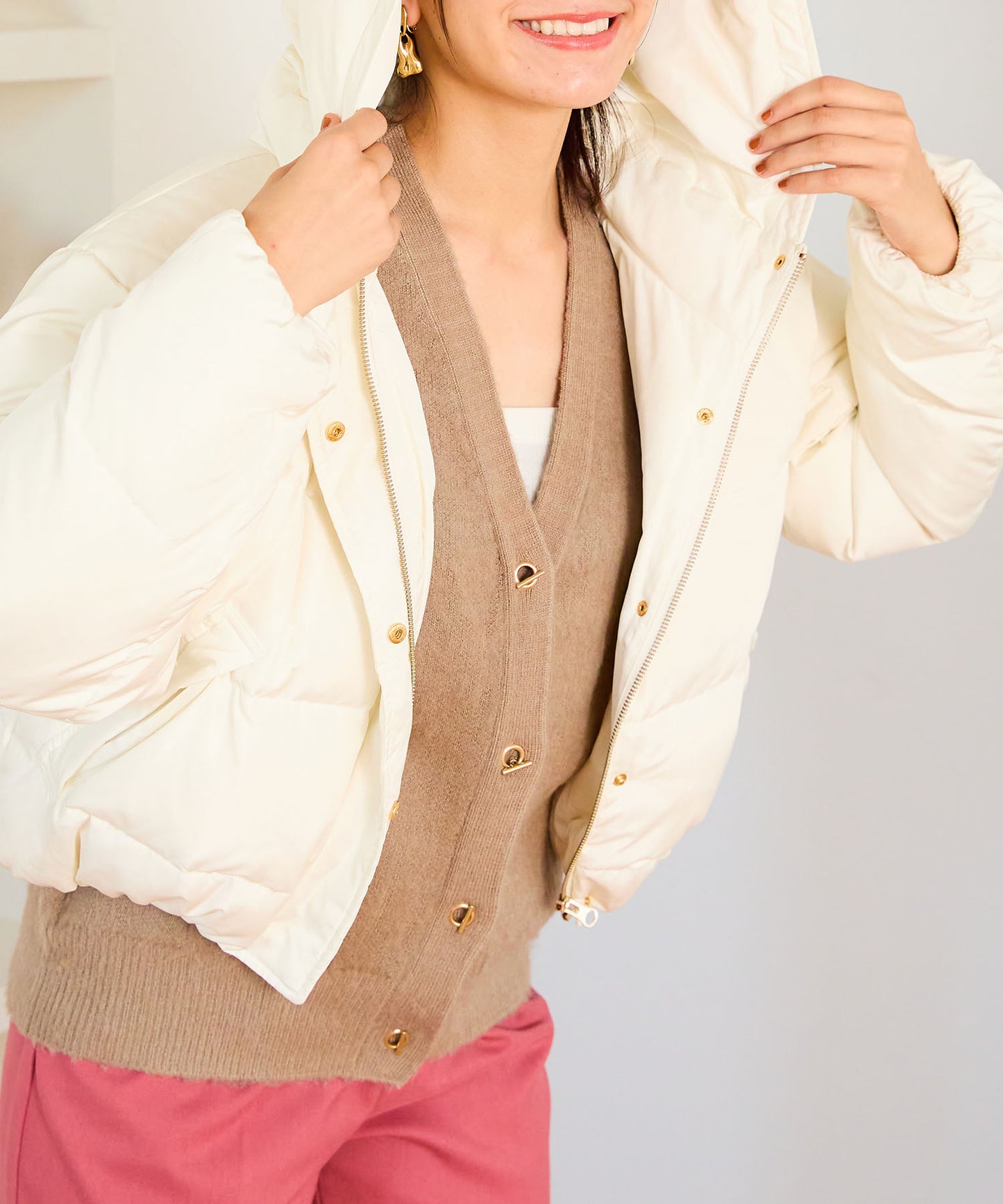 フーディーダウンジャケット/MO43D03