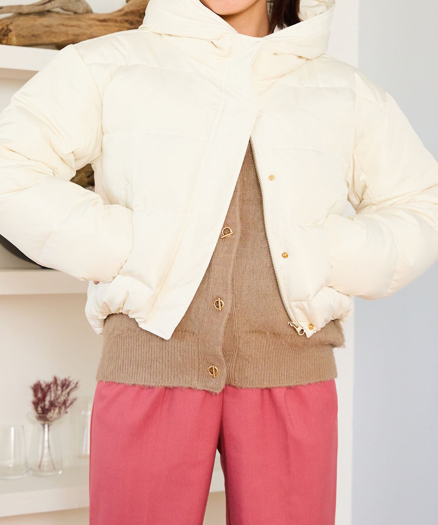 フーディーダウンジャケット/MO43D03