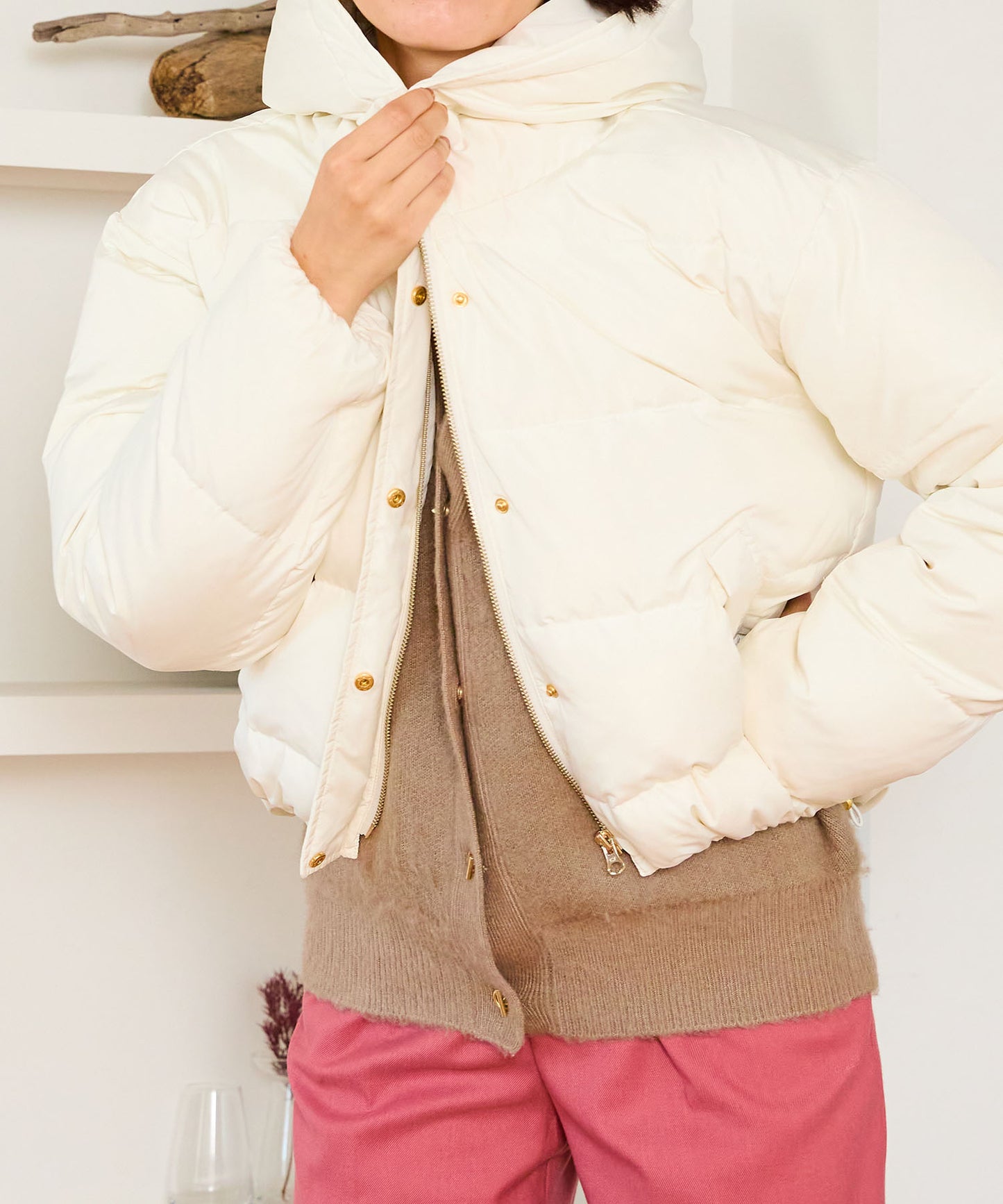 フーディーダウンジャケット/MO43D03