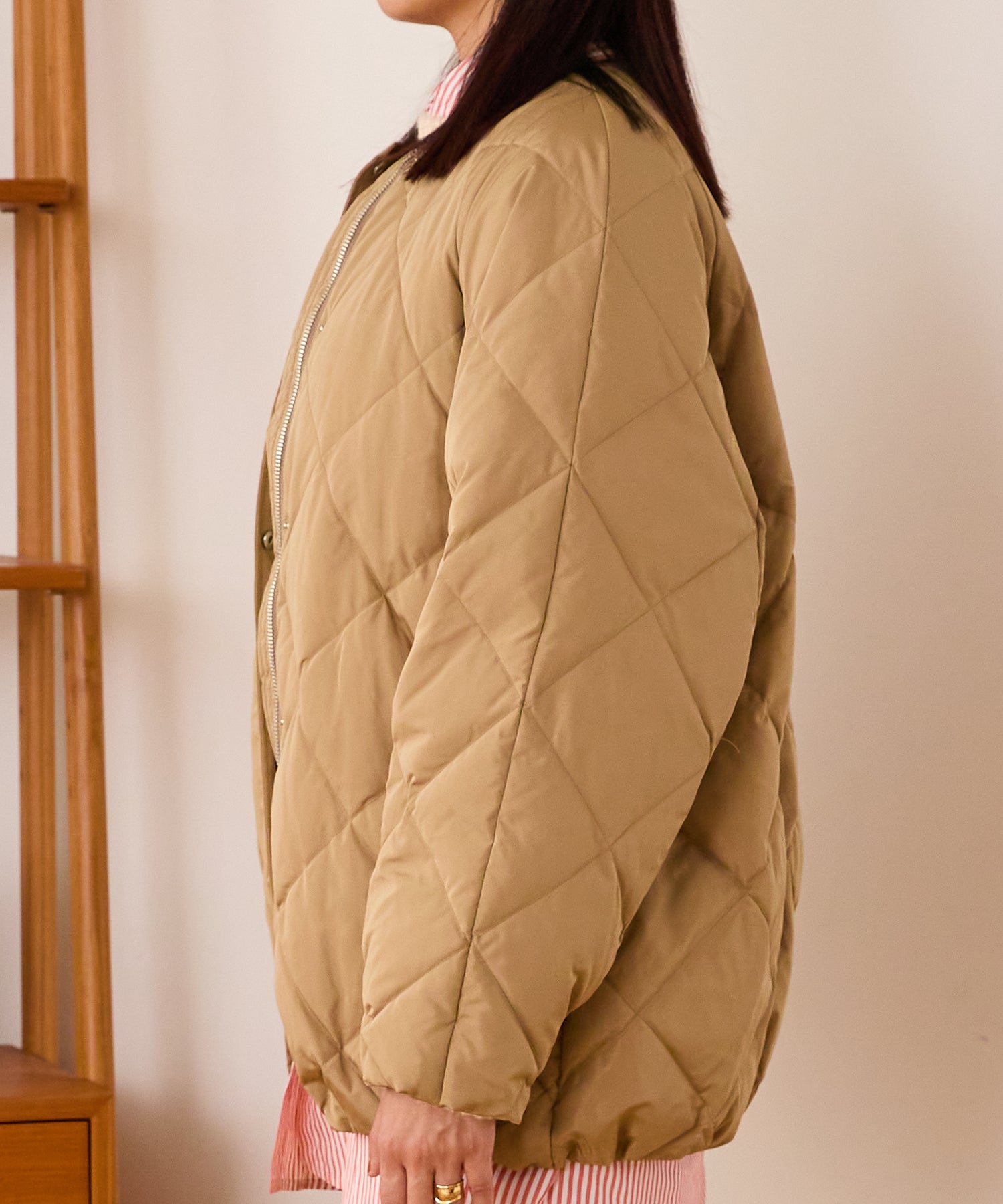 BRIEFINGGOLF キルティングニット ダウン オリーブ BRIEFINGGOLF キルティングニット ダウン オリーブ 安い 通販