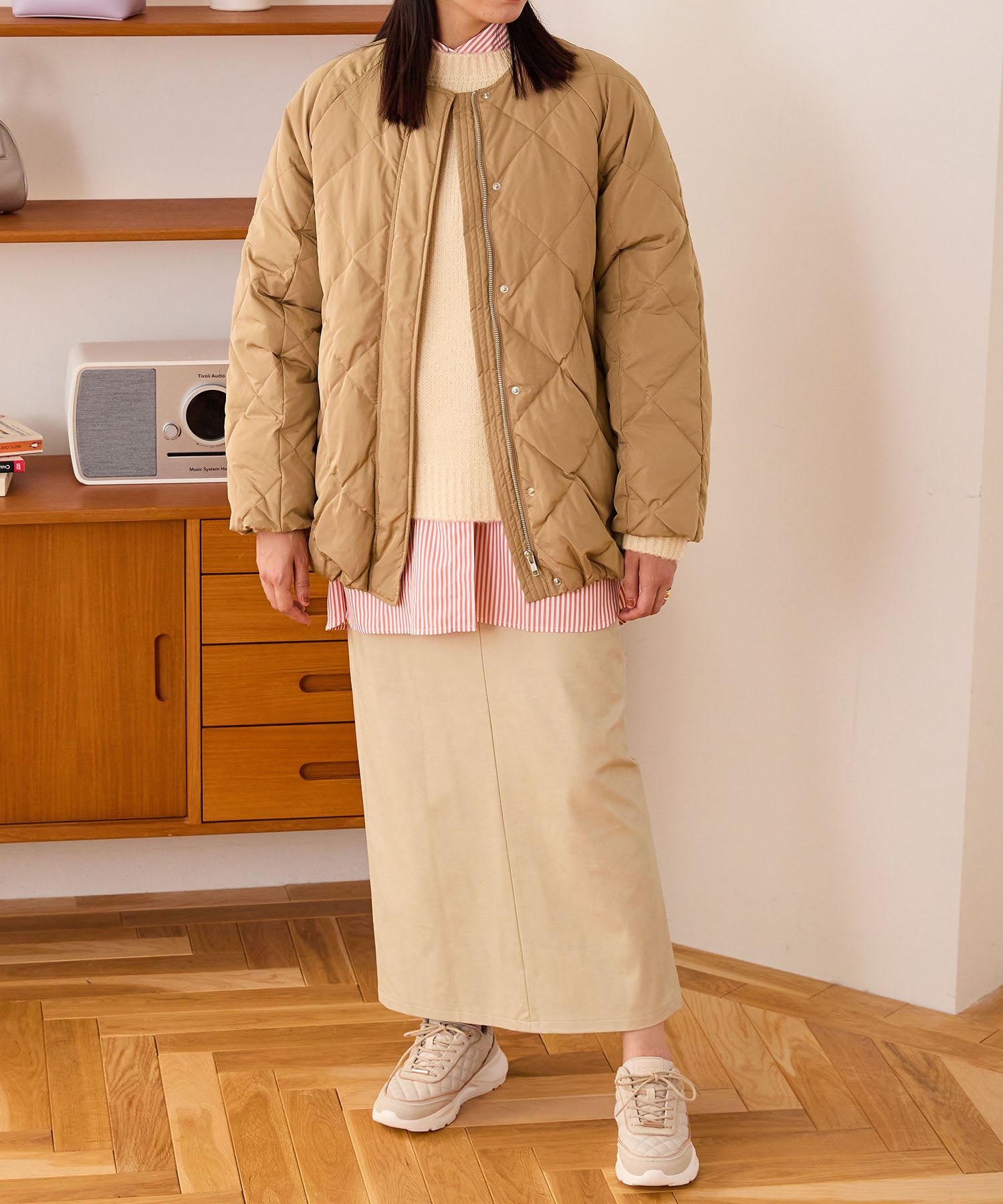 タグなし未着用 スーパービューティーキルティングボアダウンジャケット40 ボアからーキルティングダウン | ファッション通販サイト NUGU