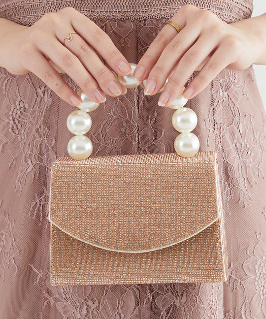 パールハンドルミニバッグ/MOB006【結婚式/オケージョン/パーティー】