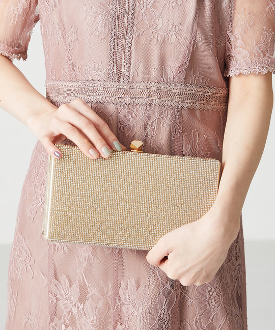 スクエアクラッチバッグ/MOB013【結婚式/オケージョン/パーティー】