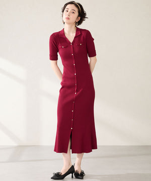 チュールリボン×グリッターヒールパンプス/MOR113