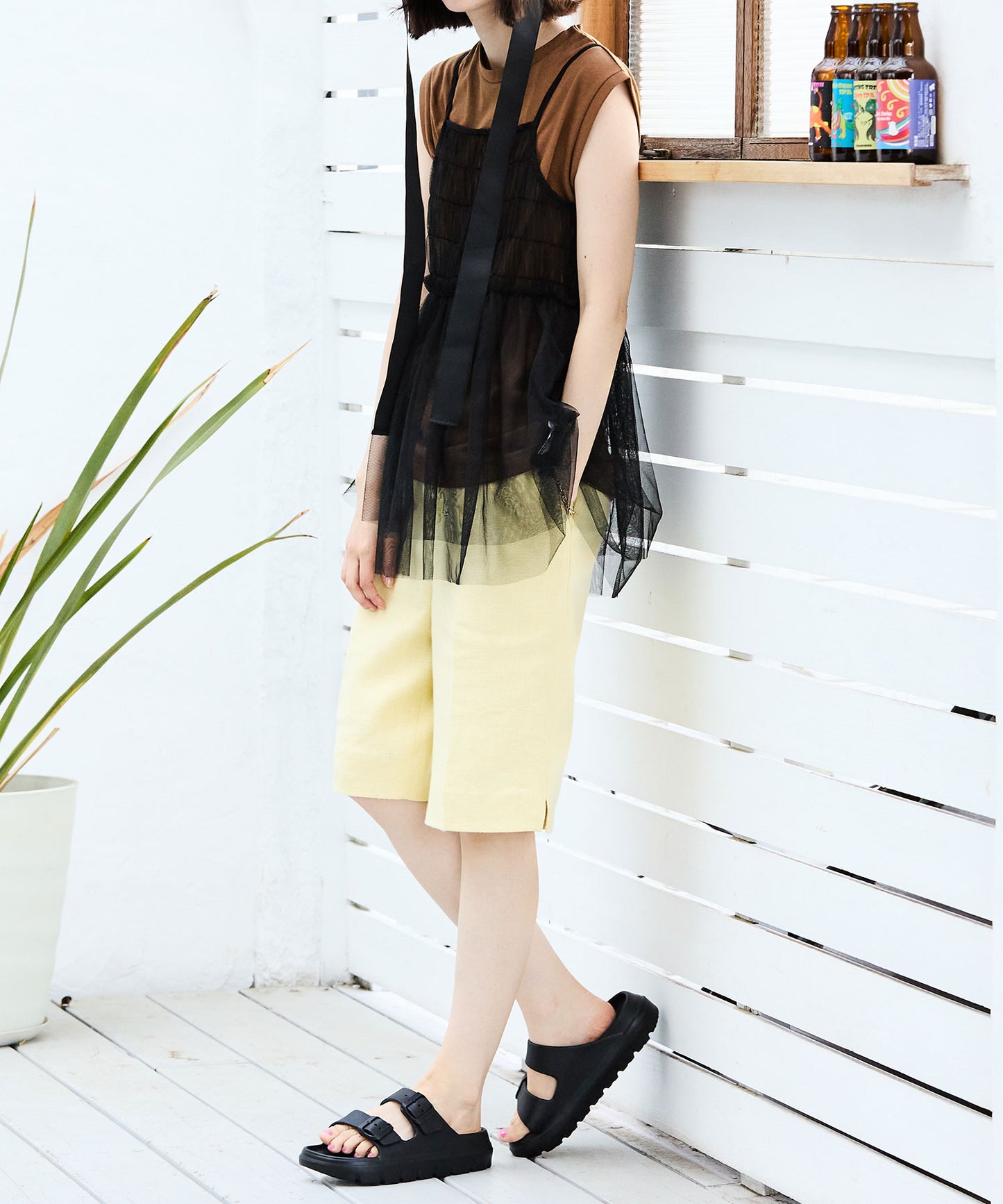 【WEB限定/リカバリーサンダル】ダブルベルト厚底サンダル/OT3220