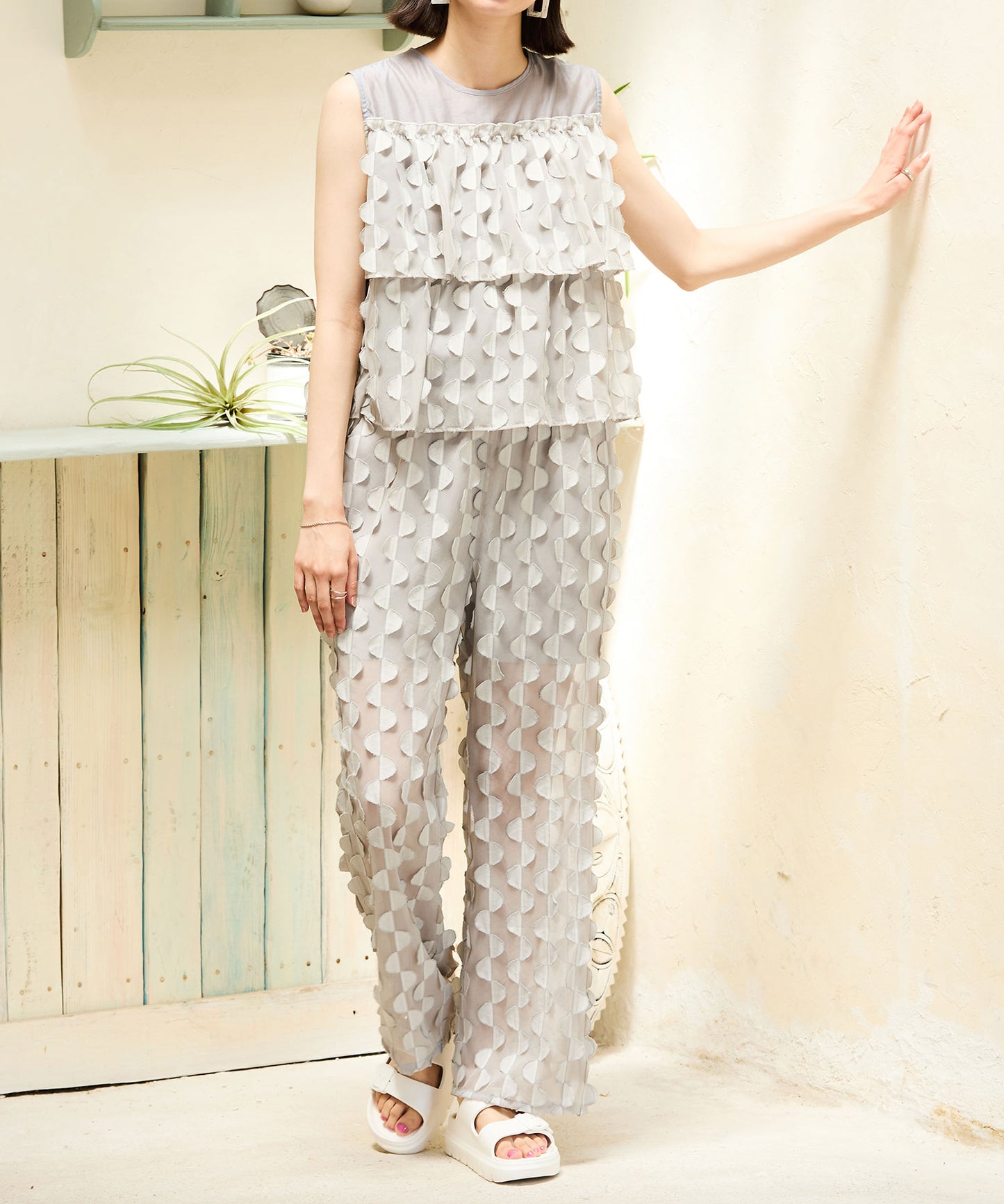 【WEB限定/リカバリーサンダル】ダブルベルト厚底サンダル/OT3220