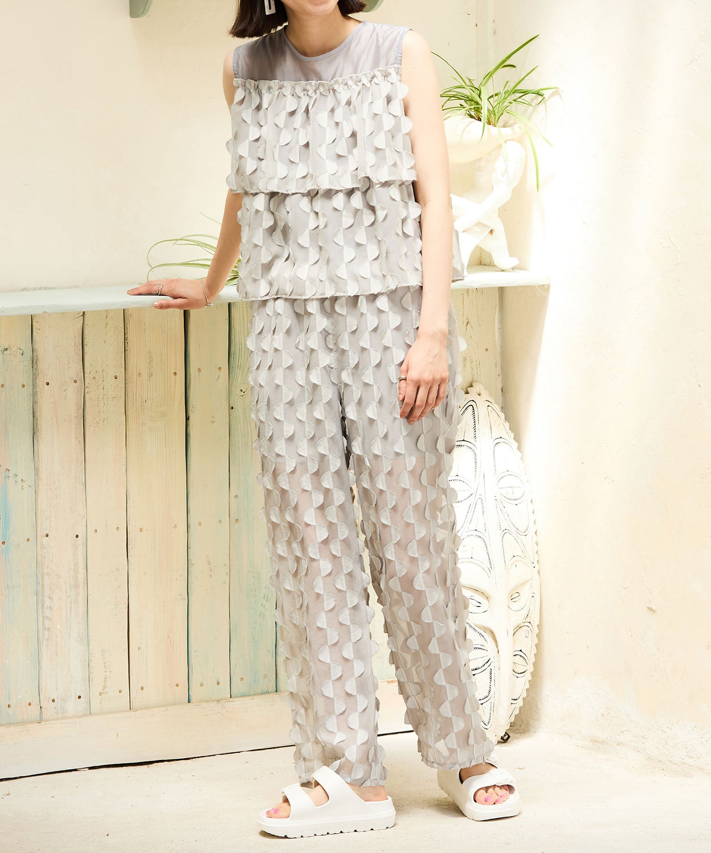 【WEB限定/リカバリーサンダル】ダブルベルト厚底サンダル/OT3220