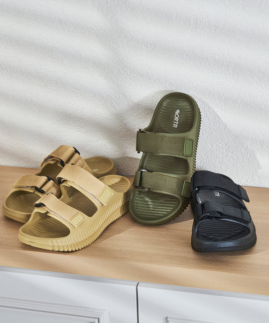 【WEB限定/リカバリーサンダル】ナイロンベルトスライドサンダル/OT3222