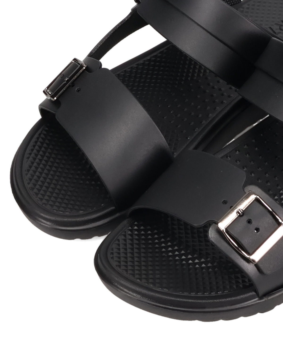 【WEB限定/Fit meサンダル】アシンメトリーベルトスライドサンダル/OT3238
