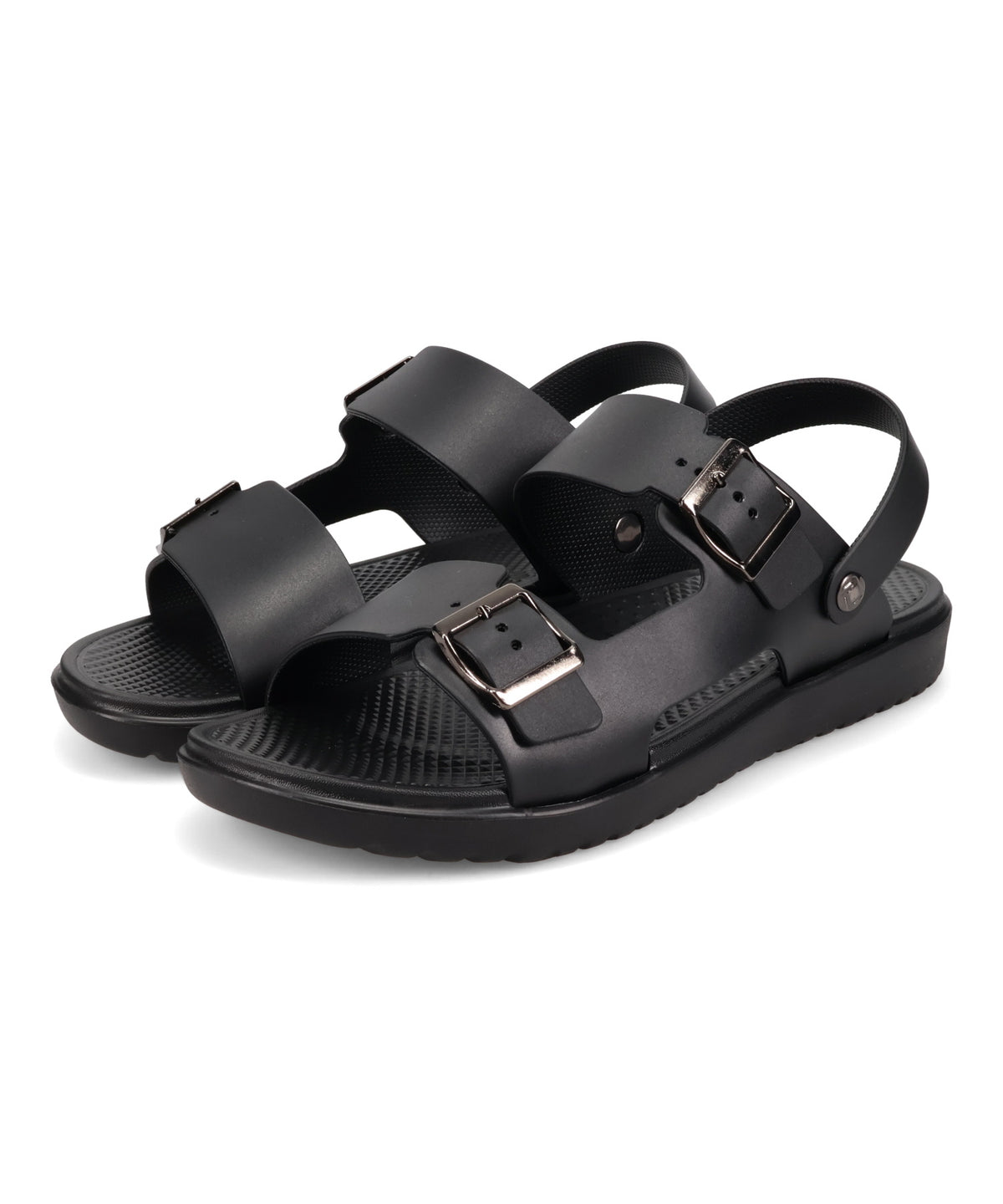 【WEB限定/Fit meサンダル】アシンメトリーベルトスライドサンダル/OT3238