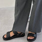 【WEB限定/Fit meサンダル】アシンメトリーベルトスライドサンダル/OT3238