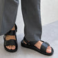 【WEB限定/Fit meサンダル】アシンメトリーベルトスライドサンダル/OT3238