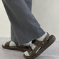 【WEB限定/Fit meサンダル】アシンメトリーベルトスライドサンダル/OT3238