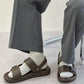 【WEB限定/Fit meサンダル】アシンメトリーベルトスライドサンダル/OT3238