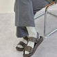 【WEB限定/Fit meサンダル】アシンメトリーベルトスライドサンダル/OT3238