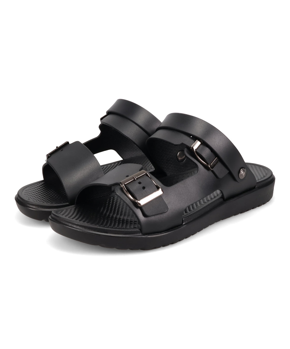 【WEB限定/Fit meサンダル】アシンメトリーベルトスライドサンダル/OT3238