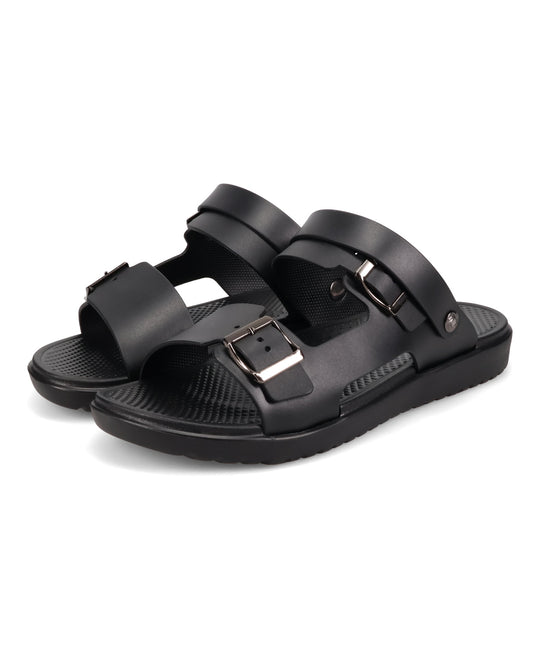 【WEB限定/Fit meサンダル】アシンメトリーベルトスライドサンダル/OT3238